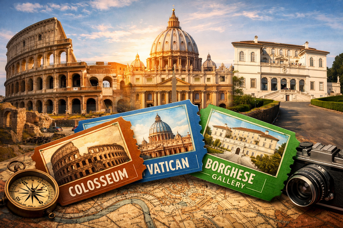 Colosseum vs Vatican vs Borghese